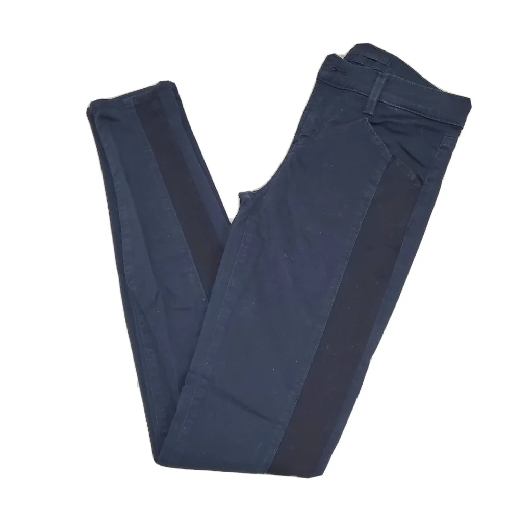 J Brand Kinsey Two Tone Navy Blue Skinny Jeans